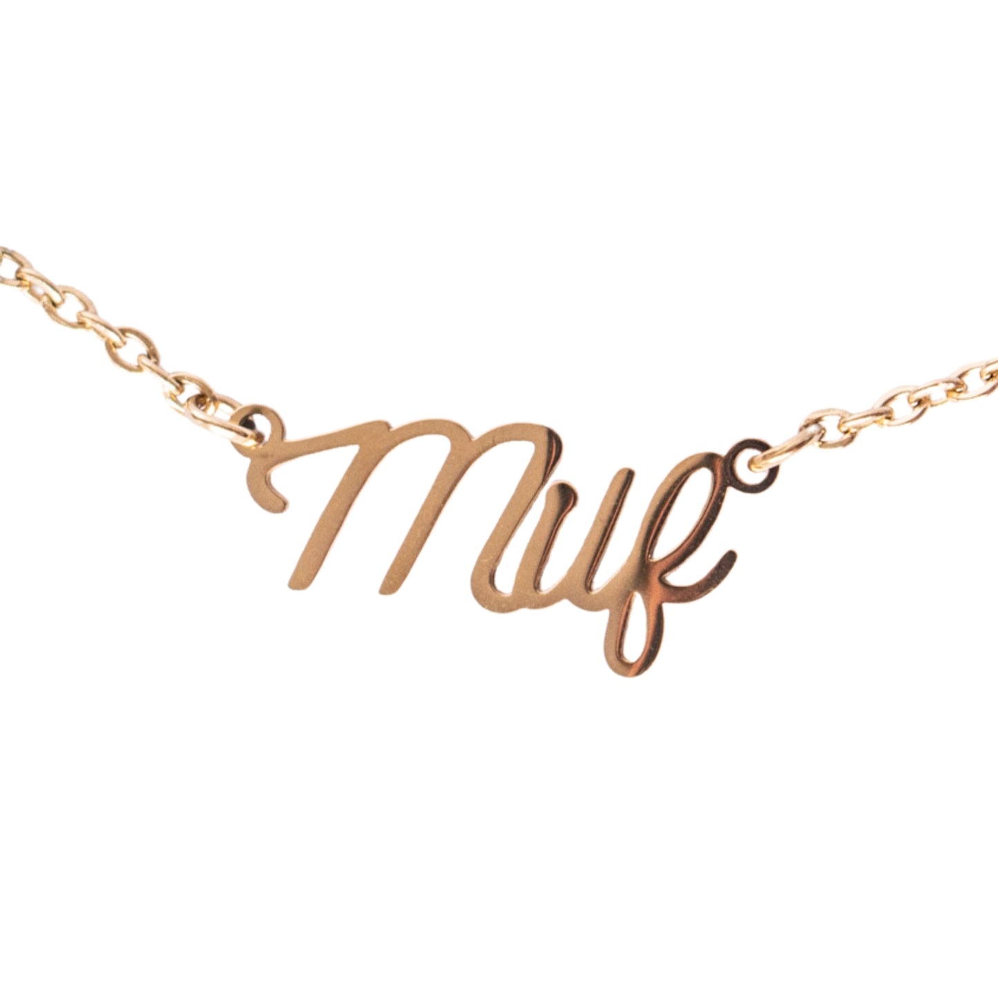 Milf necklace in gold
