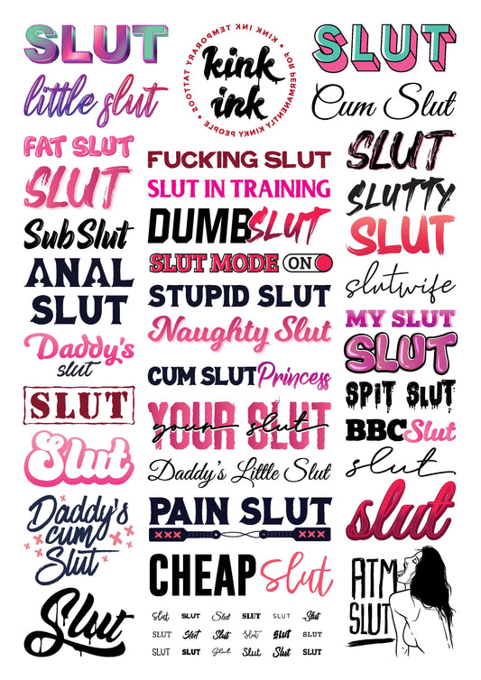 Slut (Mega Sheet)